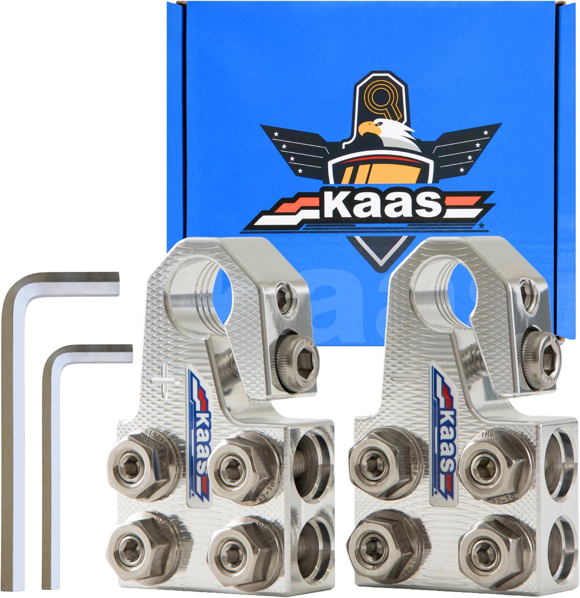 8-Way Connector — Metallic Silver