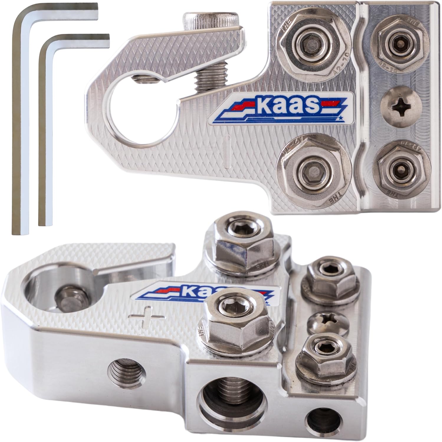 9-Way Battery Terminals — Metallic Silver