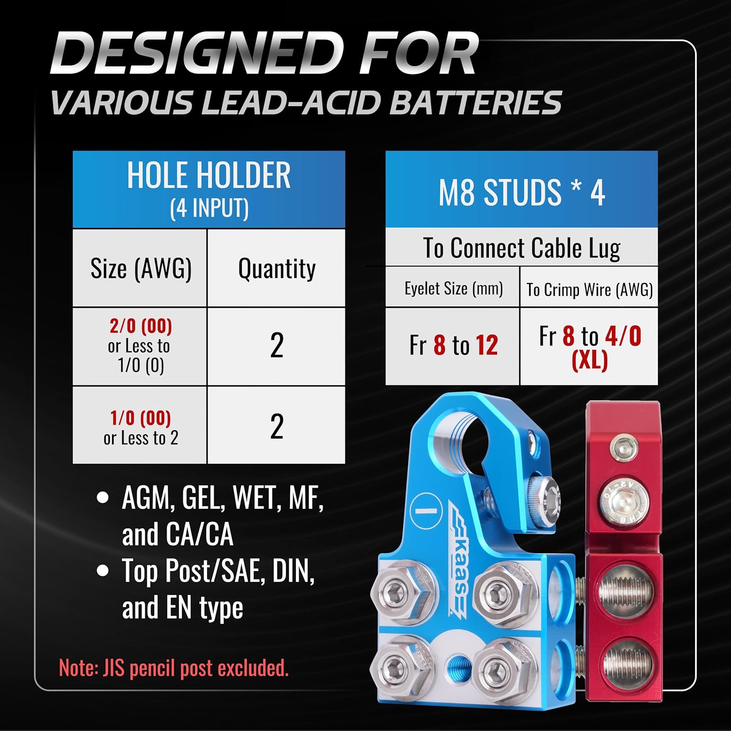 8-Way Battery Terminal Connector